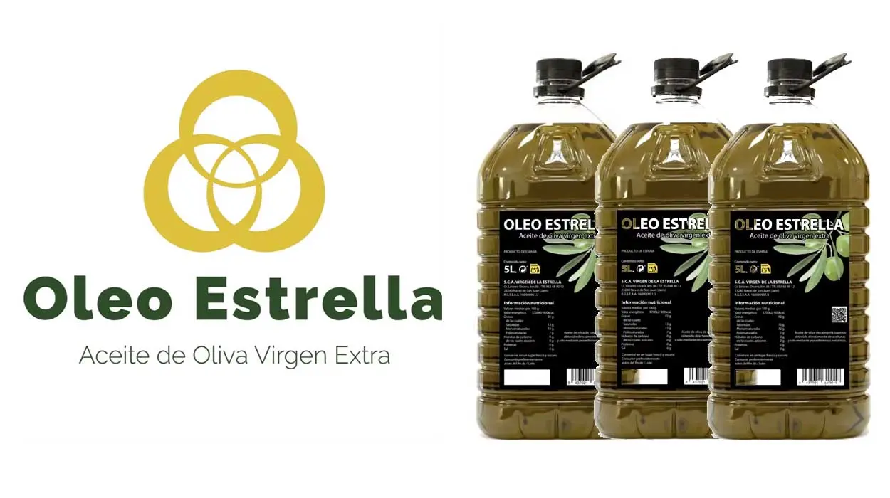 Pack 15 litros de Aceite de Oliva Virgen Extra Oleo Estrella (Jaén) por sólo 64,18€ con envío gratis ¡21,39€ cada garrafa!