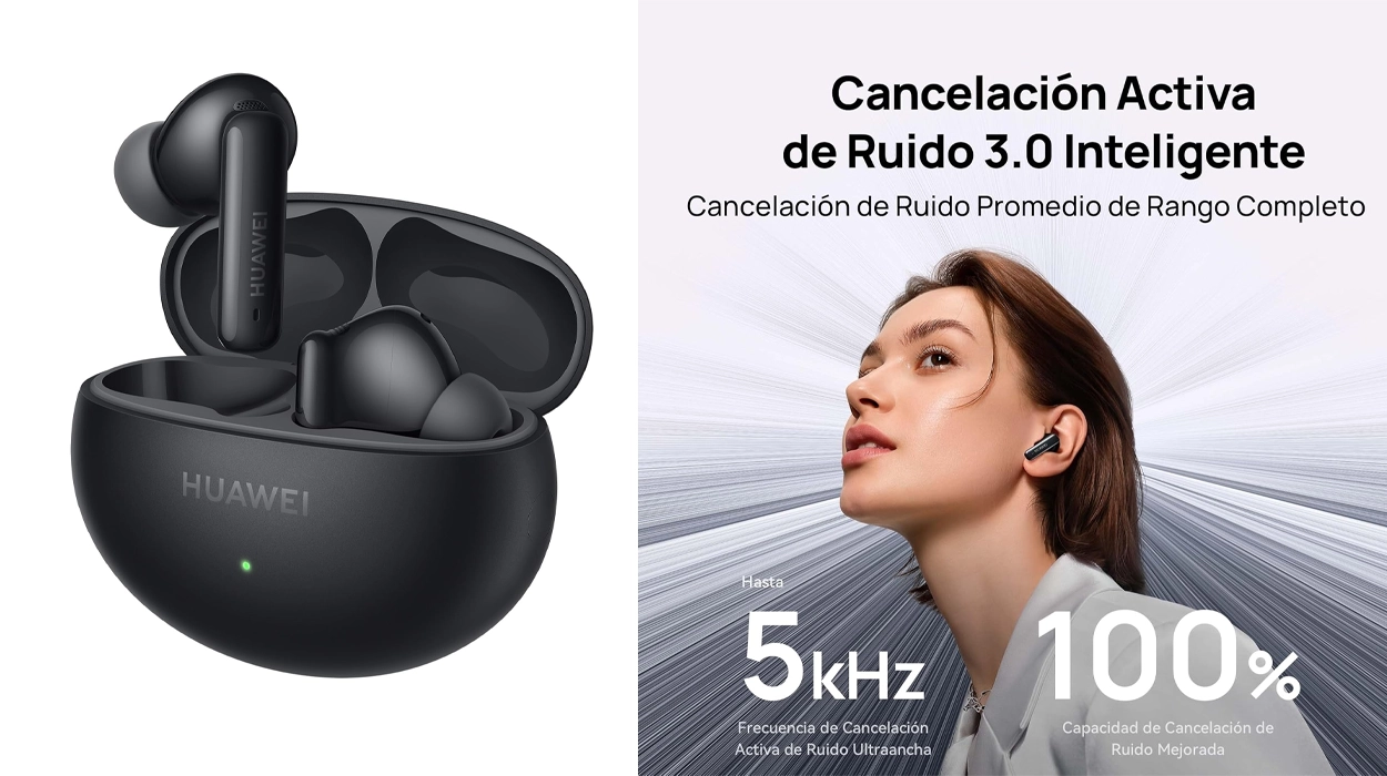 Chollo Auriculares inalámbricos Huawei FreeBuds 6i por sólo 59€ con envío gratis (-40%)