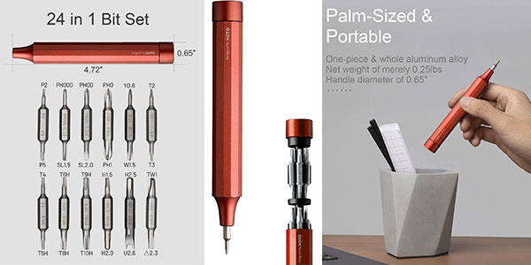 Chollo Juego 24 en 1 de destornilladores de precisión Hoto por sólo 12,34€ (-49%)