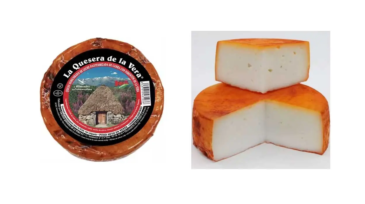 Chollo Queso de cabra con Pimentón de la Vera D.O.P. La Quesera de la Vera de 500 g por sólo 14,45€ con cupón y envío gratis (-32%)