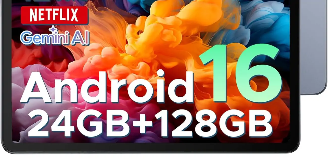 No te pierdas esta Tablet Android 16 DOOGEE U12 VIP de 12″: 24 GB + 128 GB y 90 Hz para darle caña por sólo 179,98€ (38% de descuento)