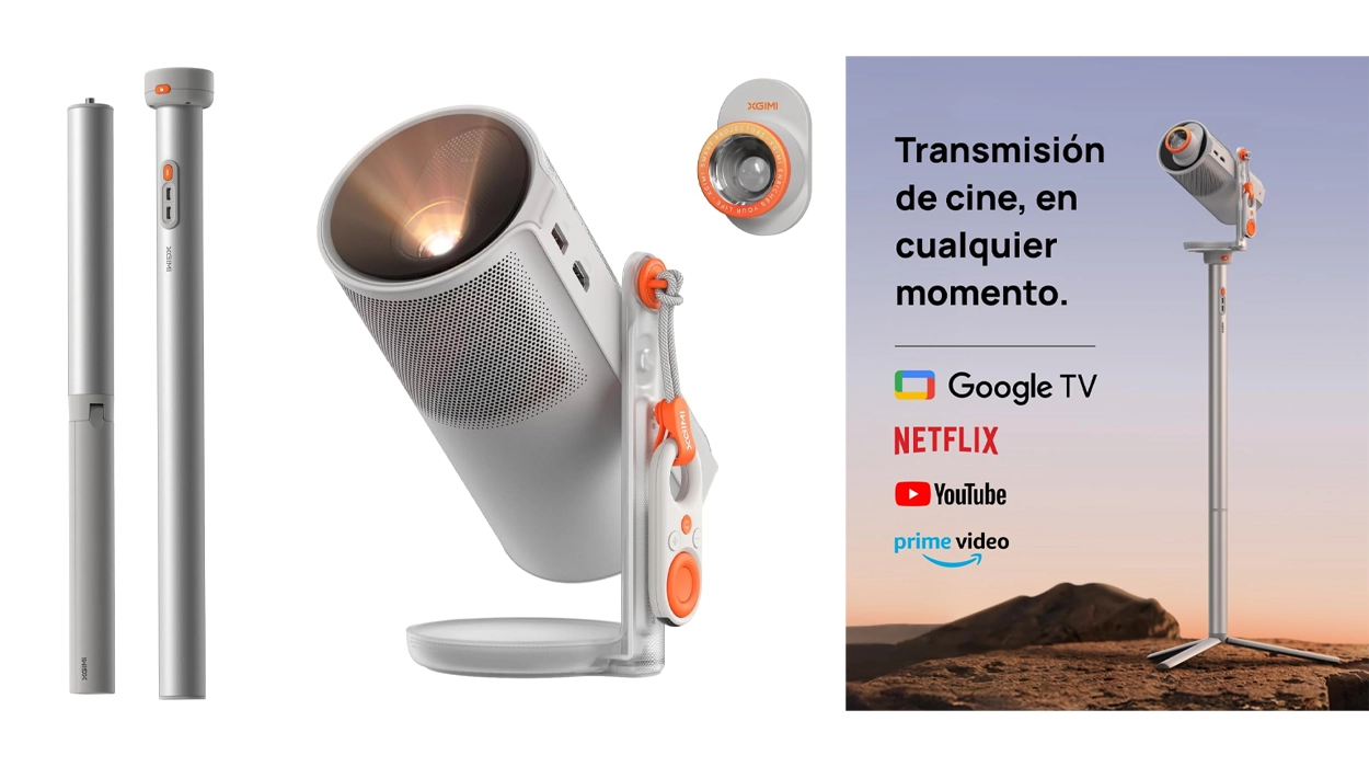 Disfruta de series y pelis en cualquier parte con este proyector portátil XGIMI MoGo 4 inalámbrico con soporte PowerBase por sólo 529€ (22% de descuento)