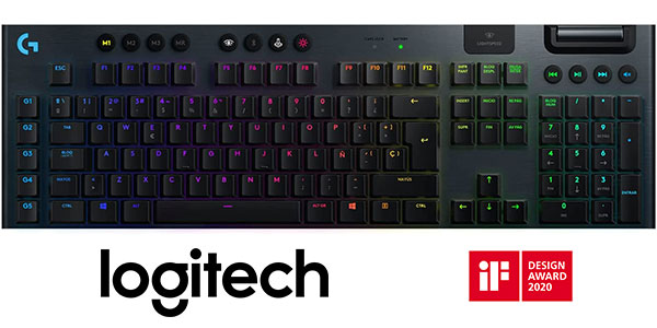 Chollo Teclado gaming inalámbrico Logitech G915 X Lightspeed RGB por sólo 99,99€ con envío gratis (-47%)