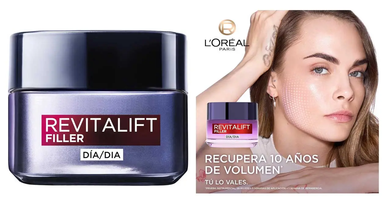 Chollo Crema de día L’Oréal Paris Dermo Expertise Revitalift Filler con ácido hialurónico por sólo 11,21€ (-53%)