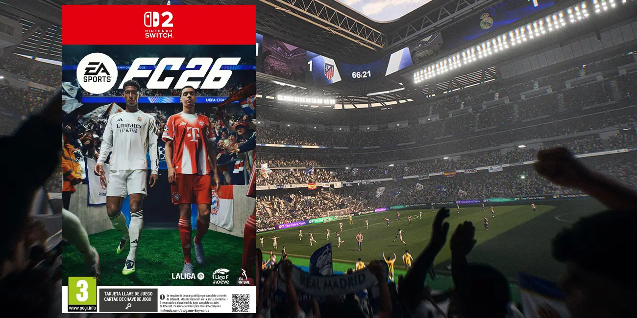 EA SPORTS FC 26 para Switch 2 cae a su mínimo histórico con un BRUTAL 57% de descuento