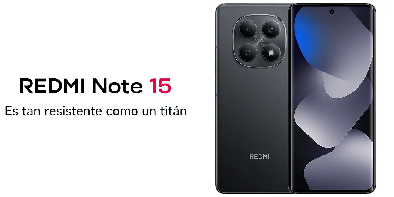 Chollo Smartphone Xiaomi REDMI Note 15 (6 GB + 128 GB) por sólo 143,78€ con descuento automático y envío gratis (-28%)