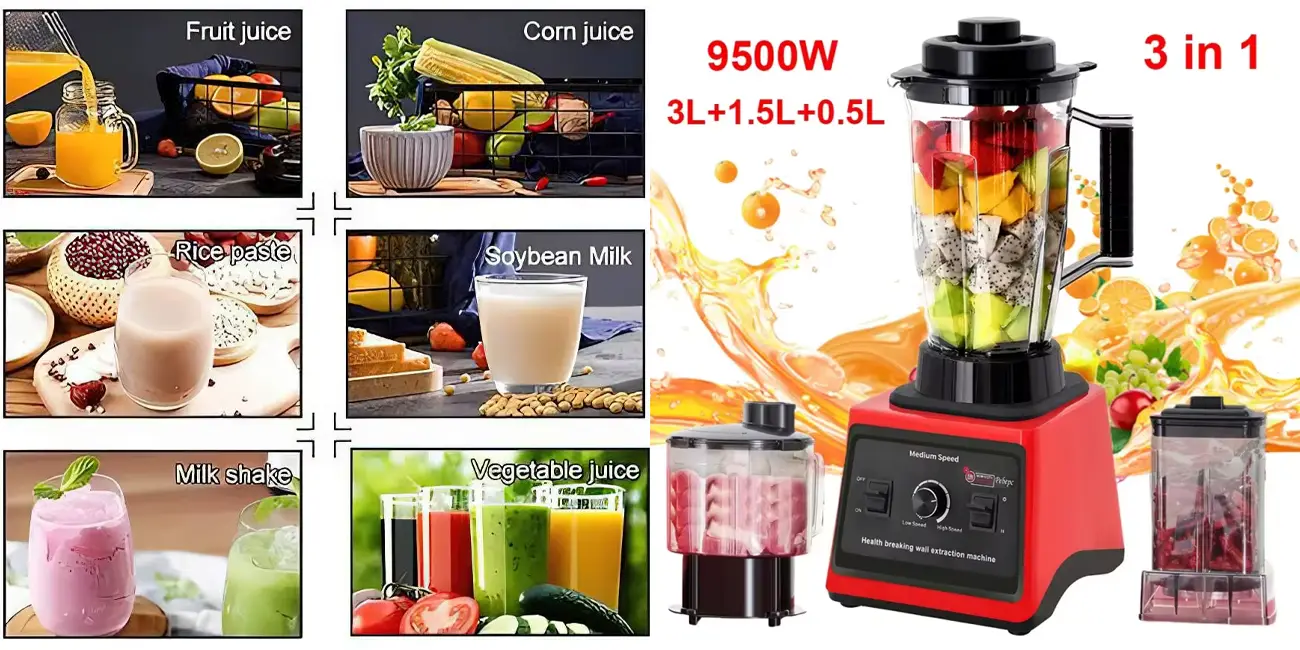 Chollo Licuadora eléctrica 3 en 1 YsinoBear por sólo 17,07€ con cupón y envío gratis (-64%)