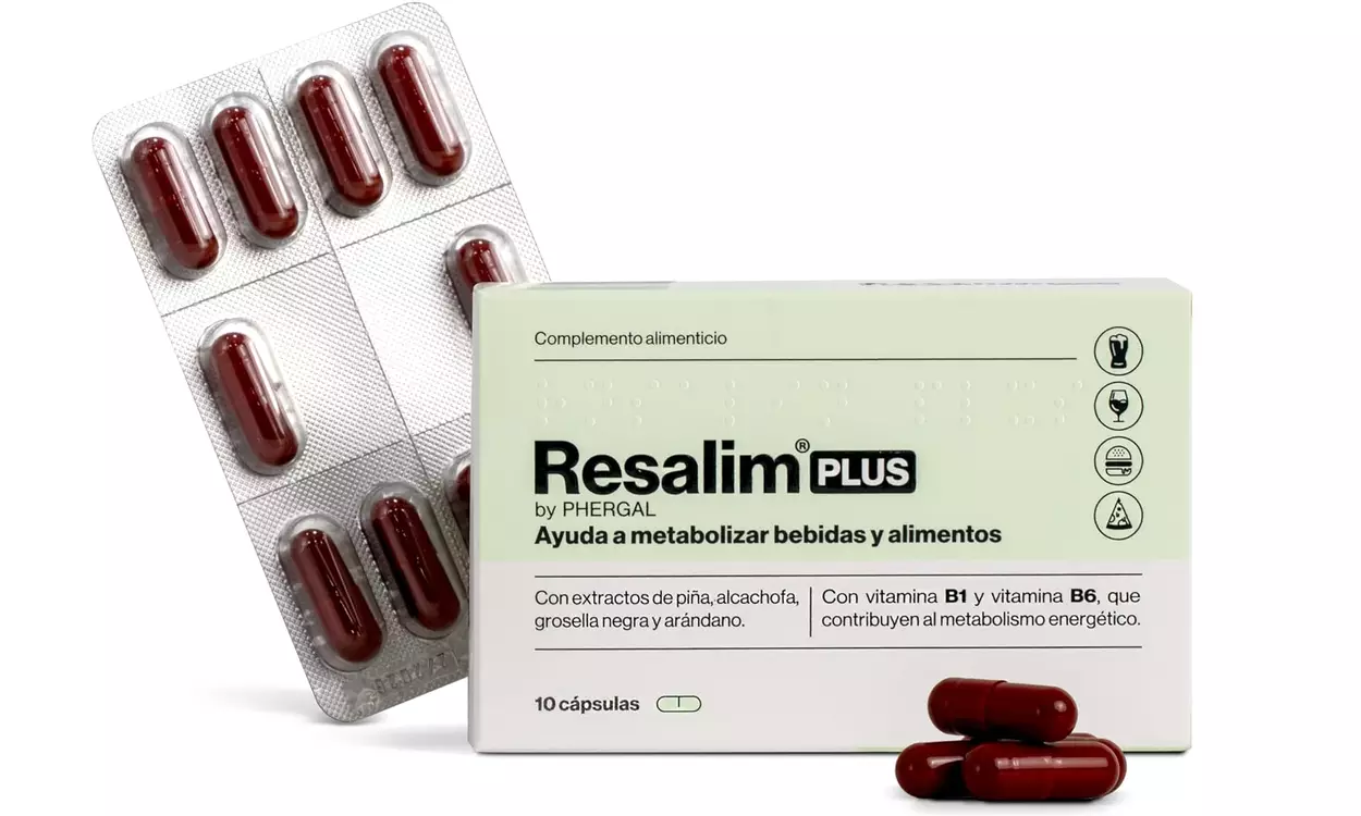 Chollo Complemento alimenticio Resalim PLUS para ayudar a metabolizar bebidas y alimentos por sólo 6,69€ (-40%)