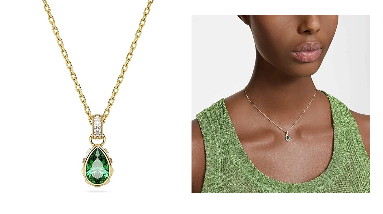 Acierta regalando este colgante Swarovski Chroma en color verde esmeralda, un clásico rebajado con un 45% en Amazon