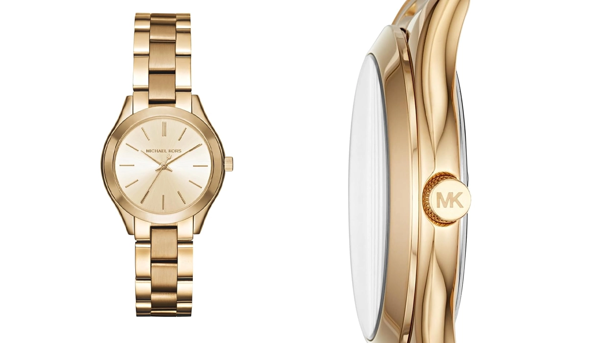Bajada histórica de precio en este elegantísimo reloj Michael Kors MK3493 Slim Runway para mujer que puedes cazar hoy con un 63% de descuento