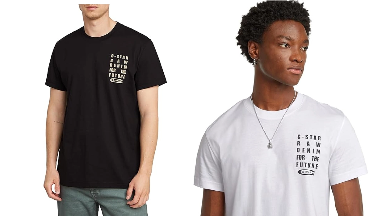 Chollo Camiseta G-Star Text Chest para hombre por sólo 17,50€ (-50%)