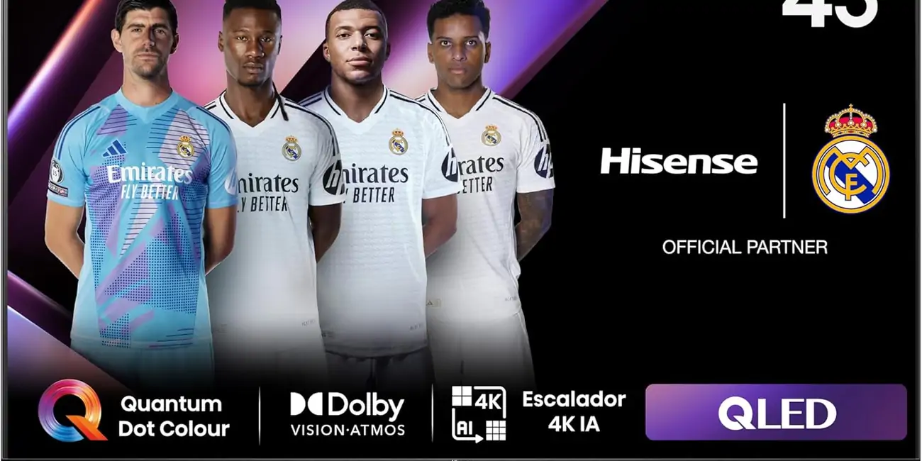 Chollo Smart TV Hisense 43A7NQ QLED de 43″ por sólo 289,91€ con envío gratis (17% de descuento)