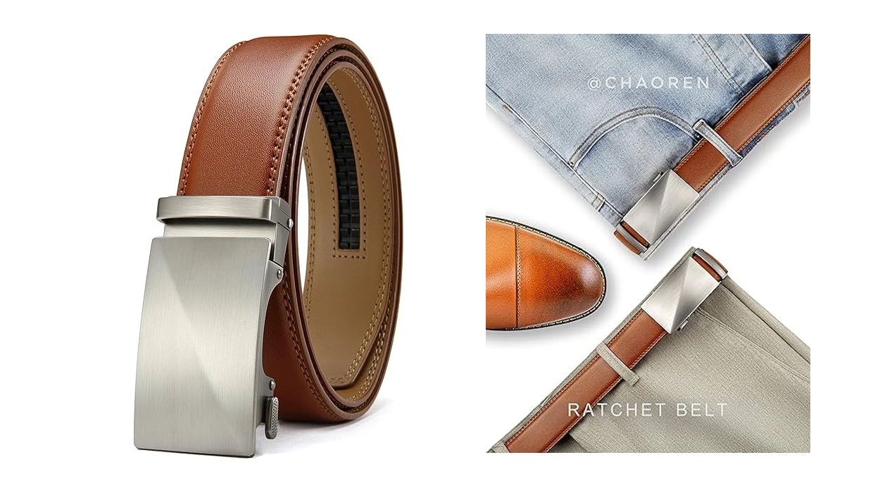 Olvídate de hacer agujeros y pásate a la comodidad de la hebilla automática: Este cinturón de cuero es TOP VENTAS por menos de 13€
