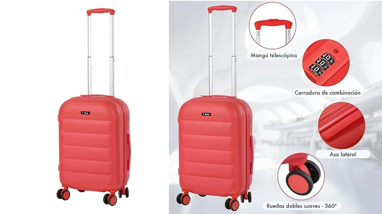 Chollazo Maleta de cabina semi-rígida ABS T-LoVendo por sólo 17,24€ con cupón y envío gratis (-66%)