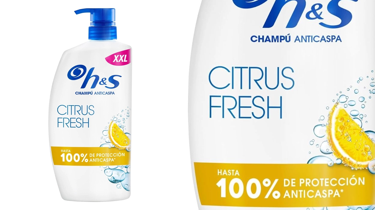 Chollo Pack x2 Champú H&S Citrus Fresh de 1.000 ml para pelo graso por sólo 15,15€ con -70% en 2ª unidad ¡7,58€ cada uno!