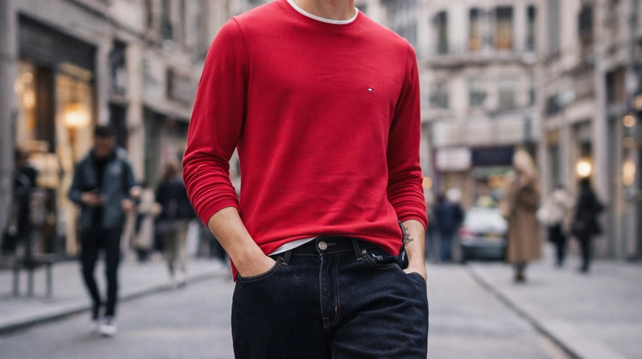 Chollo Camiseta de manga larga Tommy Hilfiger Stretch Slim Fit para hombre por sólo 29€ con envío gratis (42% de descuento)