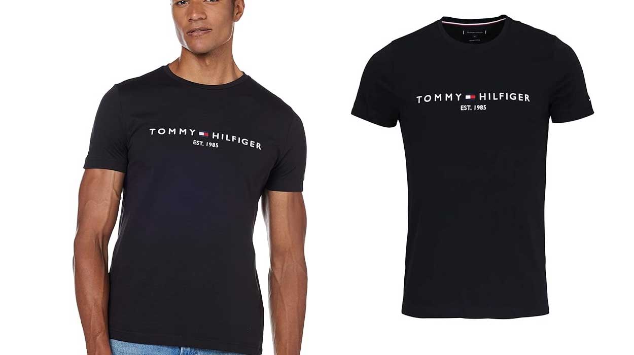 Chollo Camiseta Tommy Hilfiger Logo para hombre por sólo 26,99€ (46% de descuento)