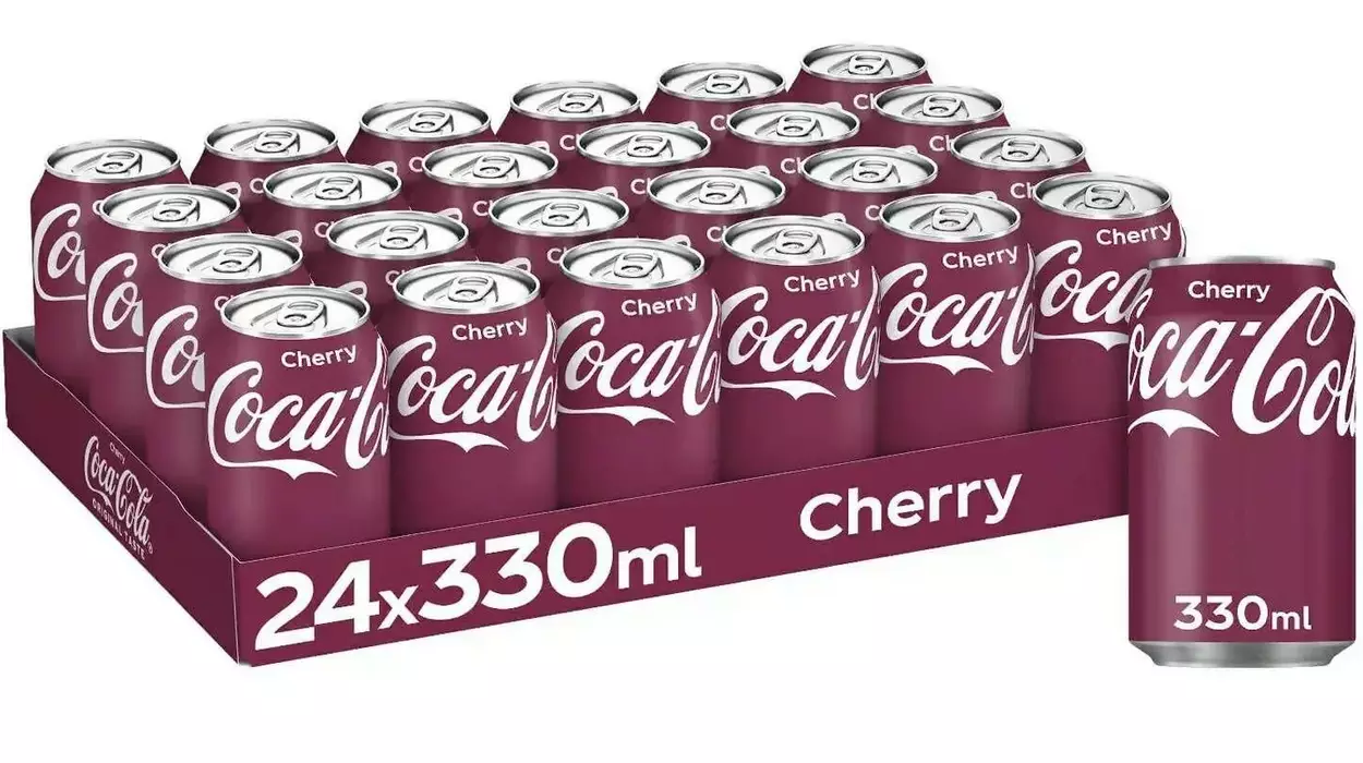 Chollo Pack 24x Coca Cola Cherry de 33 cl por sólo 13,12€ con cupón y envío gratis (-49%)