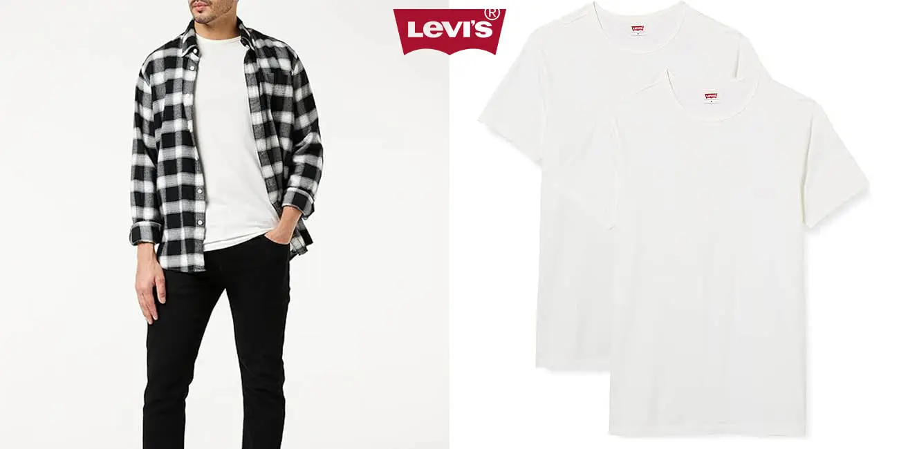 Estas camisetas Levi’s son un básico en cualquier armario y ahora pueden ser tuyas por 6,25€ cada una (-50%) ¡Corre!