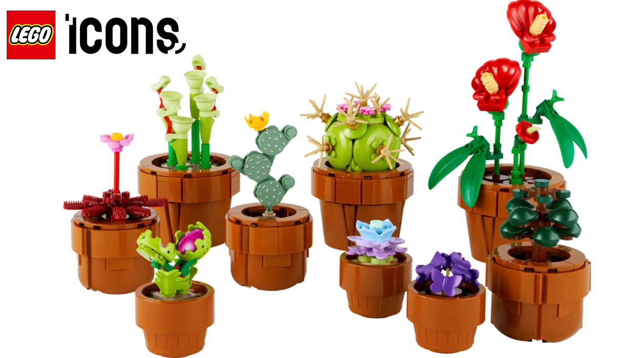 Deja que la creatividad florezca con este set LEGO en oferta y crea tu propio jardín botánico a precio TOP