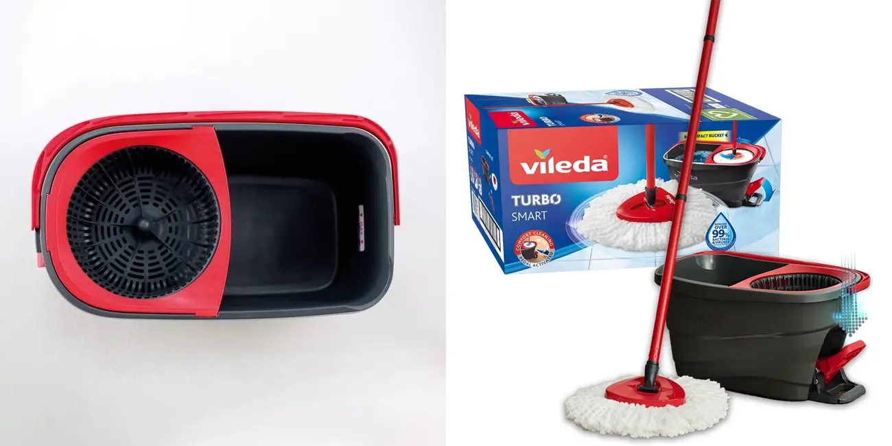 Chollo Fregona y cubo VILEDA Turbo Smart por sólo 20,93€ con cupón y envío gratis (-35%)