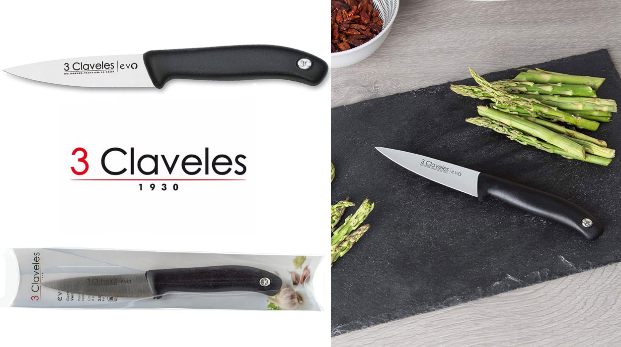Chollo Cuchillo para verduras 3 Claveles Evo de 9 cm por sólo 2,99€ (-38%)