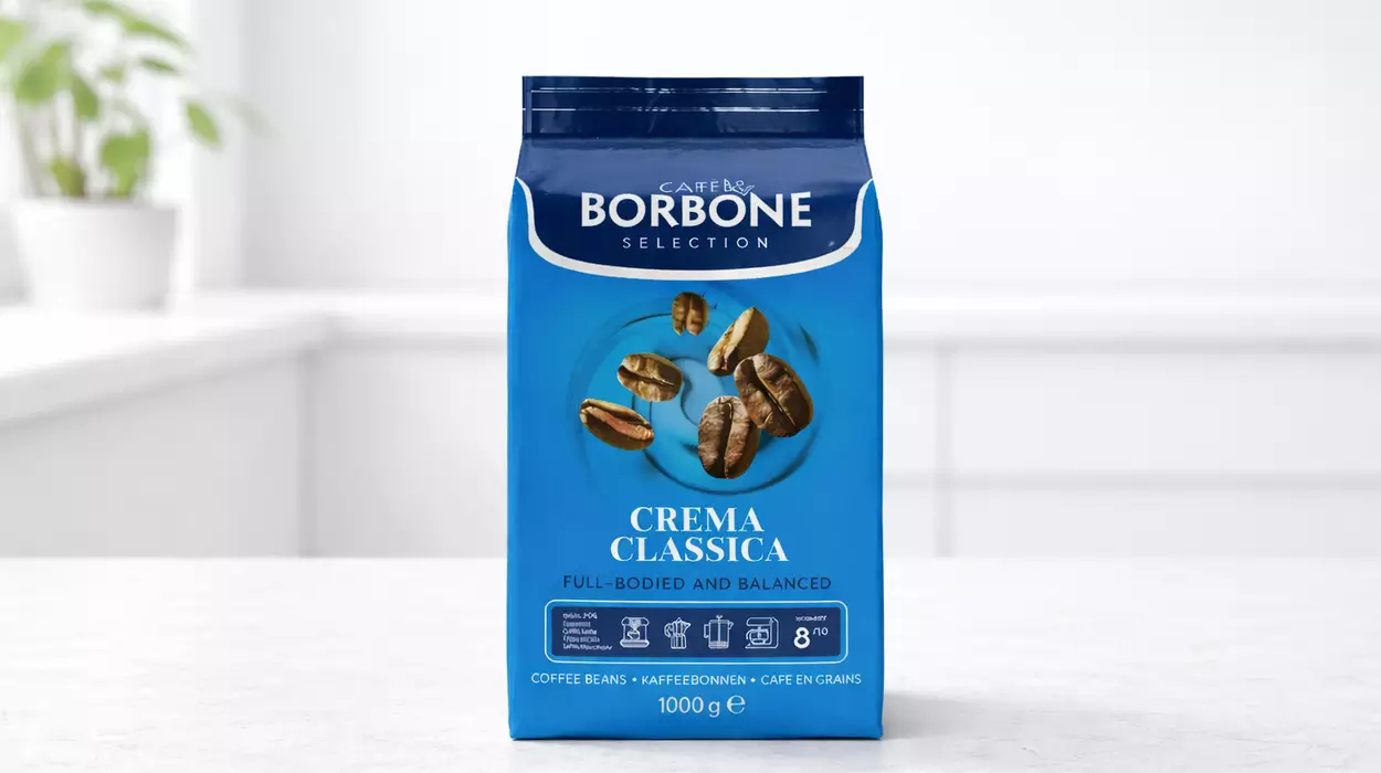 Chollo Café en grano Borbone Crema Classica de 1 kg por sólo 12,51€ con cupón y envío gratis (-50%)