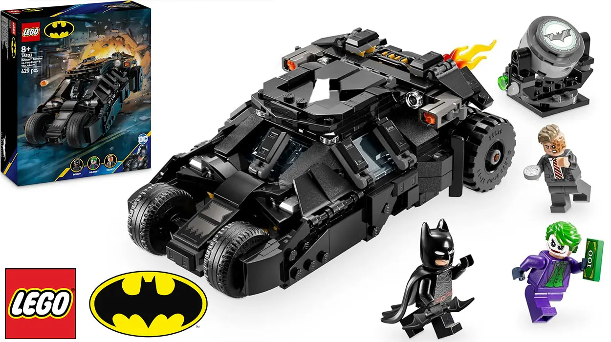 Chollo Set de LEGO DC Batman: Tumbler de Batman vs. Two-Face y The Joker por sólo 40,79€ con descuento automático (-32%)