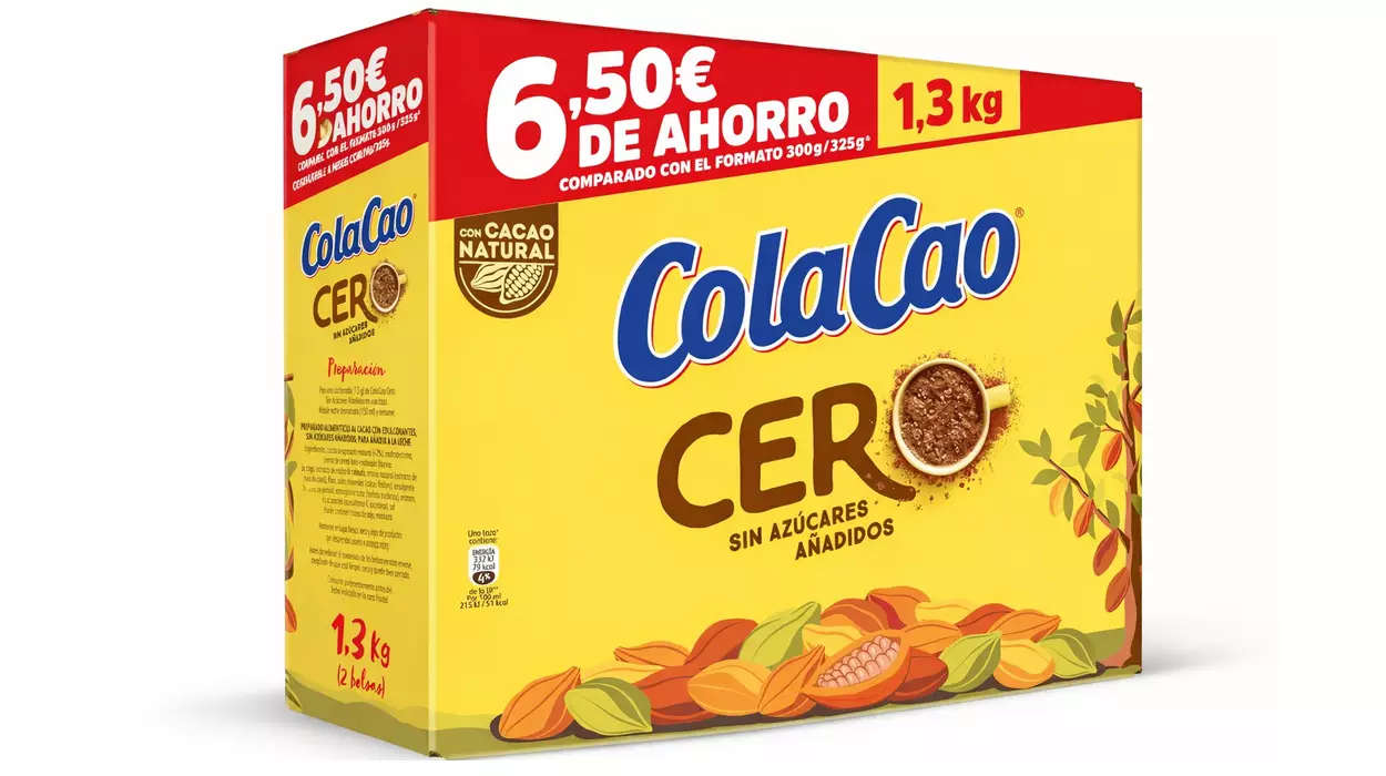 Atención al AHORRO gigante: Pack de ColaCao de 1,3 kg por sólo 8,66€ en Amazon (cuesta más de 14€ en supers)