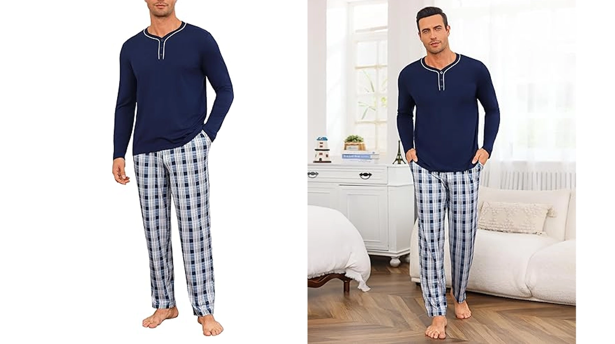 Atrapa YA este pijama clásico de algodón Demegimi para hombre por sólo 9,99€ ¡Volará!