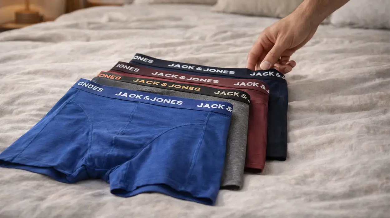 Chollo Pack x5 Bóxers Jack & Jones para hombre por sólo 16,36€ con cupón y envío gratis (-61%) ¡Sólo 3,27€ cada uno!