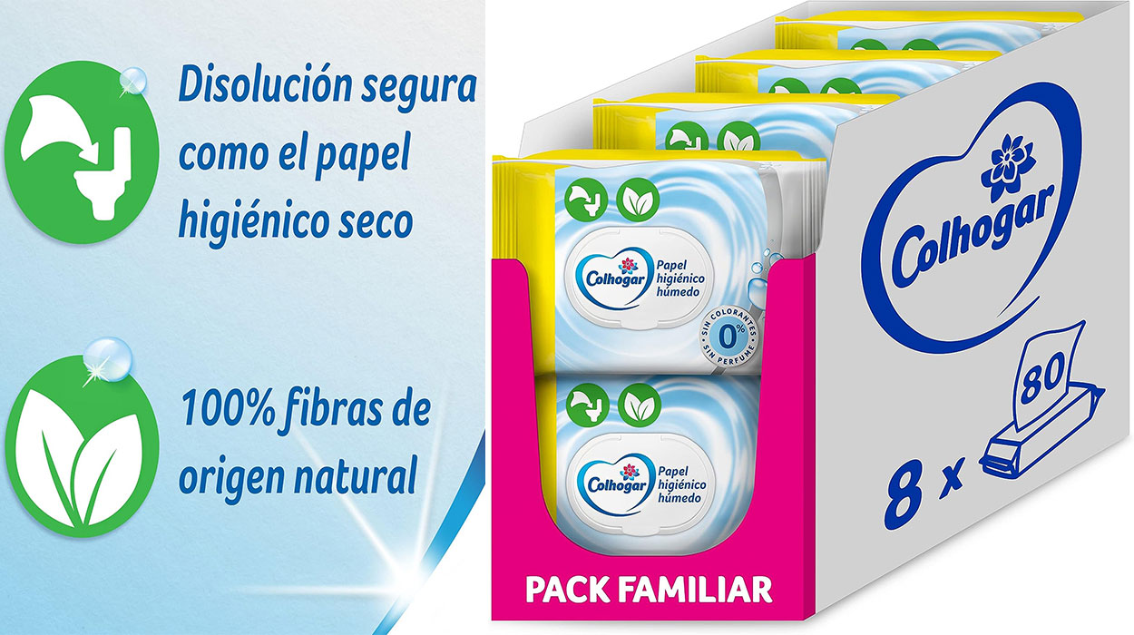 Estas toallitas SÍ las puedes tirar al WC y Amazon las acaba de dejar TIRADAS en un pack enorme ¡Corre!