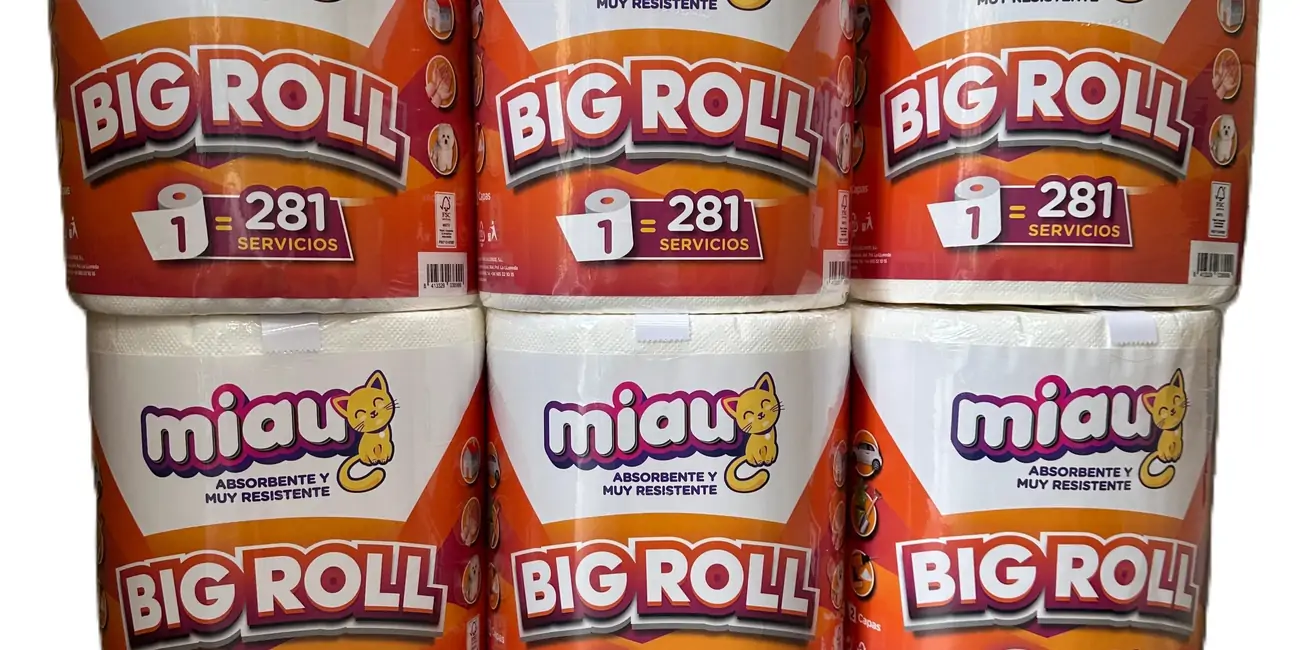 Chollo Pack de 6 rollos de papel multiusos Miau Big Roll de 2 capas por sólo 14,01€ con envío gratis (-46%)