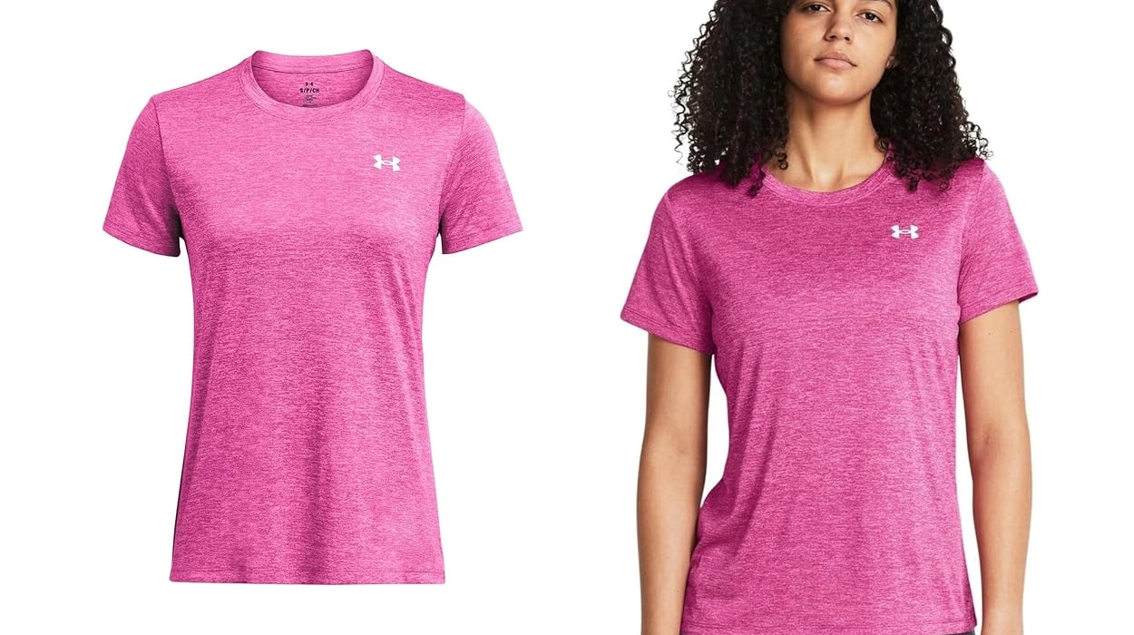 Chollo Camiseta Under Armour Tech Twist Crew para mujer por sólo 17,95€ (40% de descuento)
