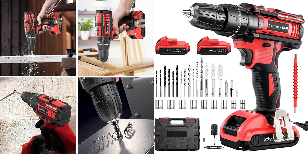 Chollo Taladro percutor con destonillador eléctrico MHPRO por solo 45,25€ con envío gratis (-43%)