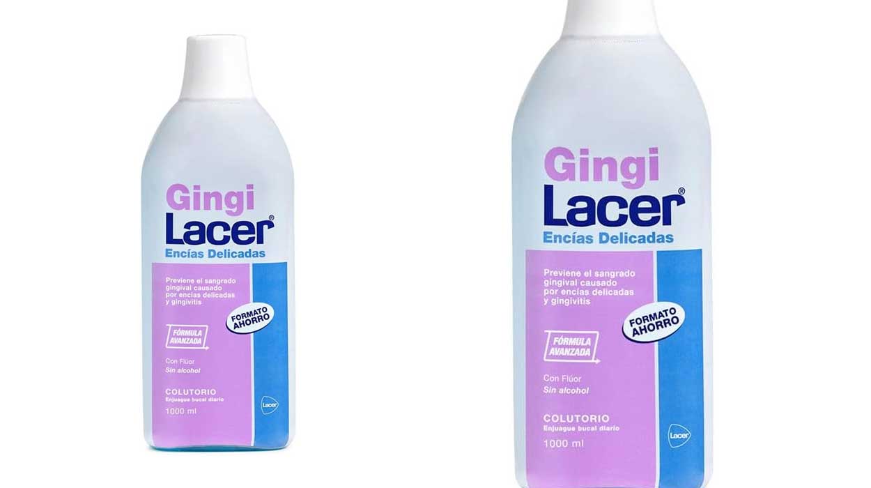 Chollo Enjuague bucal Gingi Lacer Encías delicadas de 1 litro por sólo 13,39€ (-25%)