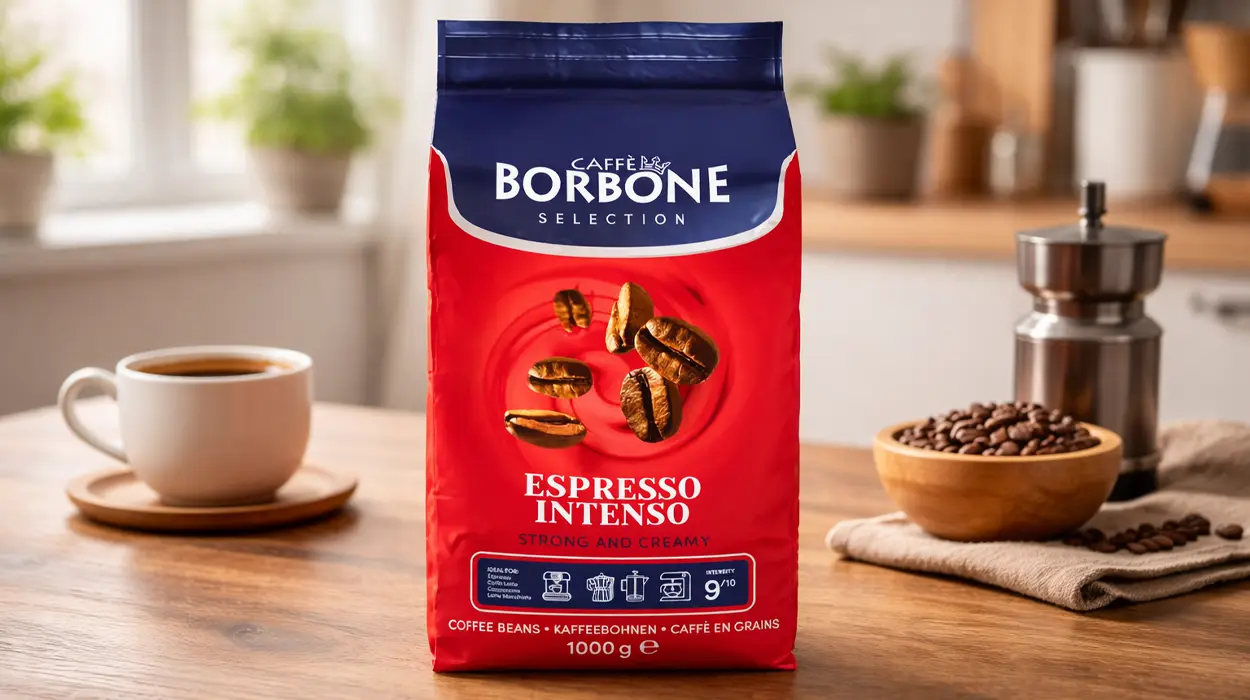 Chollo Café en grano Borbone Espresso Intenso de 1 kg por sólo 12,50€ con cupón y envío gratis (-50%)