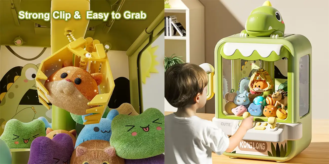 Diversión para todos con esta máquina de coger peluches con gancho doméstica (¡sin estafas!) por menos de 27€