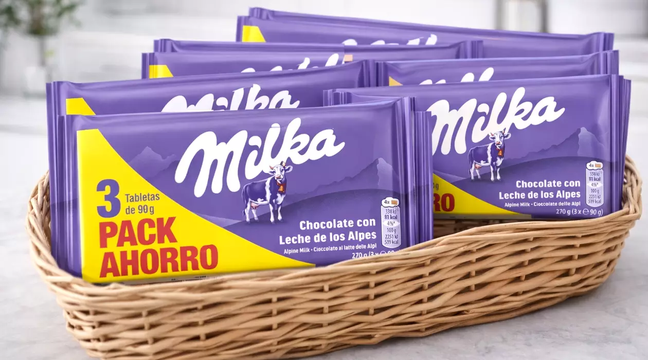 Chollo Pack 15 Tabletas Milka Chocolate con Leche de los Alpes (5 x 3) por sólo 15,90€ (-28%)