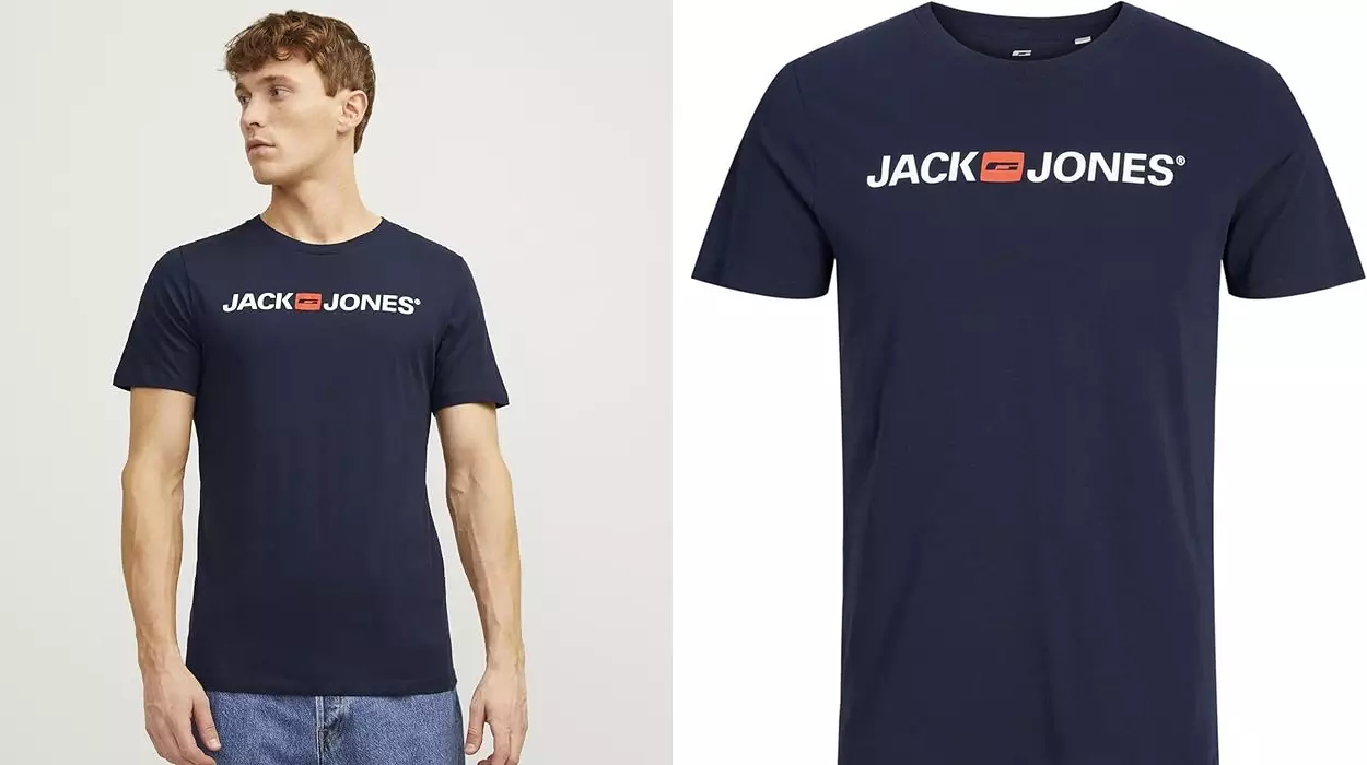 Chollo Camiseta Jack & Jones Logo T-Shirt por sólo 7,79€ (-48%)