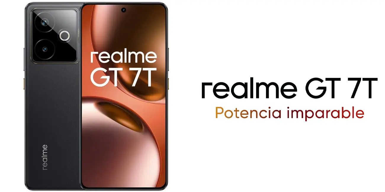 Chollo Realme GT 7T (12 GB + 256 GB) por sólo 279,26€ con cupón y envío gratis (-30%)