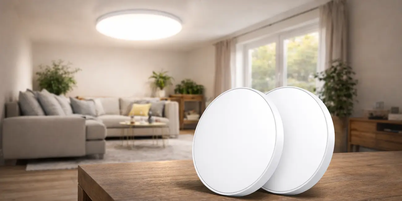 Chollo Pack x2 plafón led techo Ouila de 24W por sólo 34,99€ (30% de descuento)