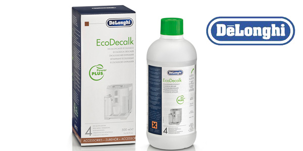 Chollo Descalcificante universal y ecológico De’longhi Ecodecalk 500 ml para cafeteras por sólo 7,40€ (58% de descuento)