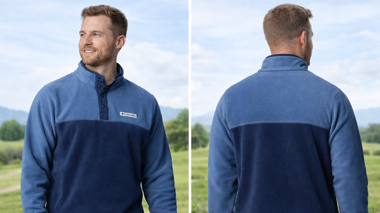 Confort total todo el año con esta sudadera polar Columbia para hombre que hoy baja a mitad de precio