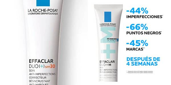 Chollo Tratamiento anti-imperfecciones La Roche-Posay Effaclar Duo de 40 ml por solo 12,76€ con cupón (-20%)