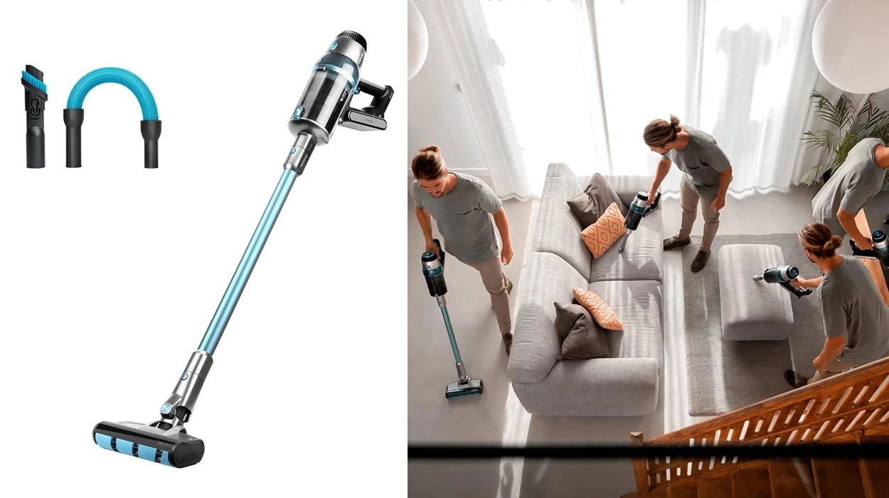 Chollo Aspirador escoba Cecotec Conga Rockstar 1600 Advance por sólo 95€ con envío gratis (26% de descuento)