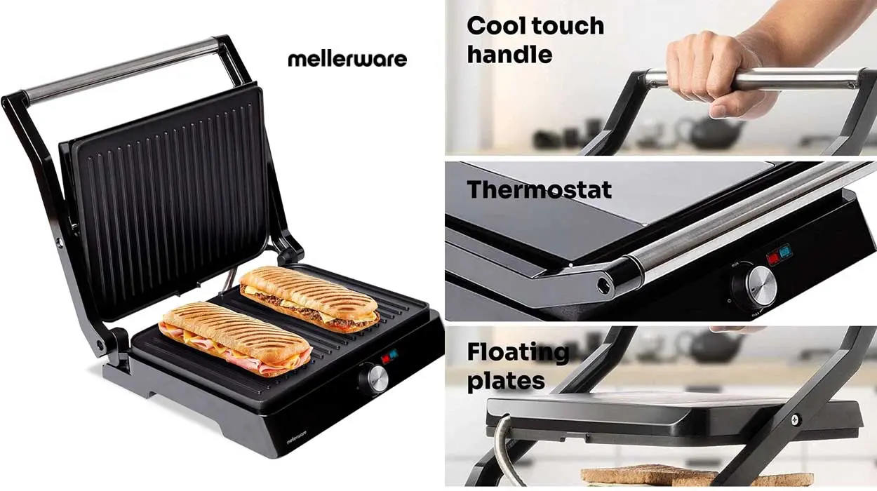 Chollo Parrilla Mellerware Hotty! de gran superficie por sólo 32,52€ con cupón y envío gratis (-59%)