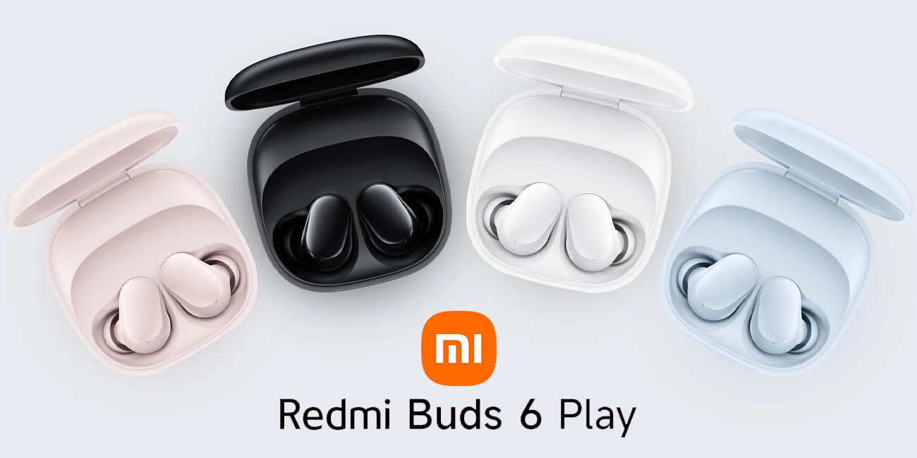 Chollazo Auriculares inalámbricos Xiaomi Redmi Buds 6 Play por sólo 9,60€ (-36%)