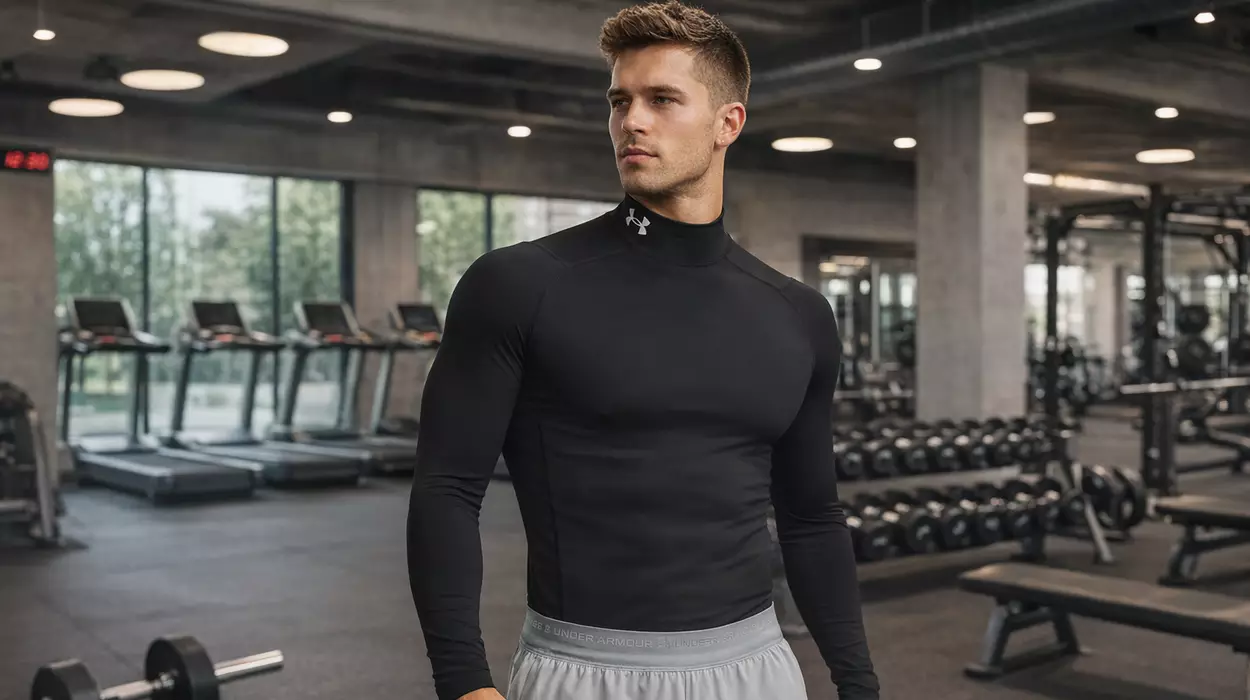 Chollo Camiseta de compresión Under Armour Heatgear Mock para hombre por sólo 19,95€ (-50%)