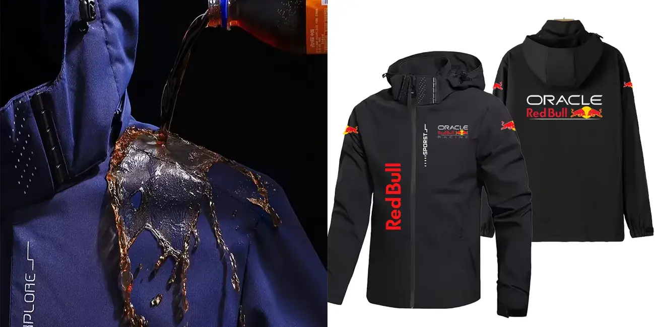 Chollo Chaqueta cortavientos Oracle Red Bull Edición 2025 por sólo 14,49€ con envío gratis (-57%)